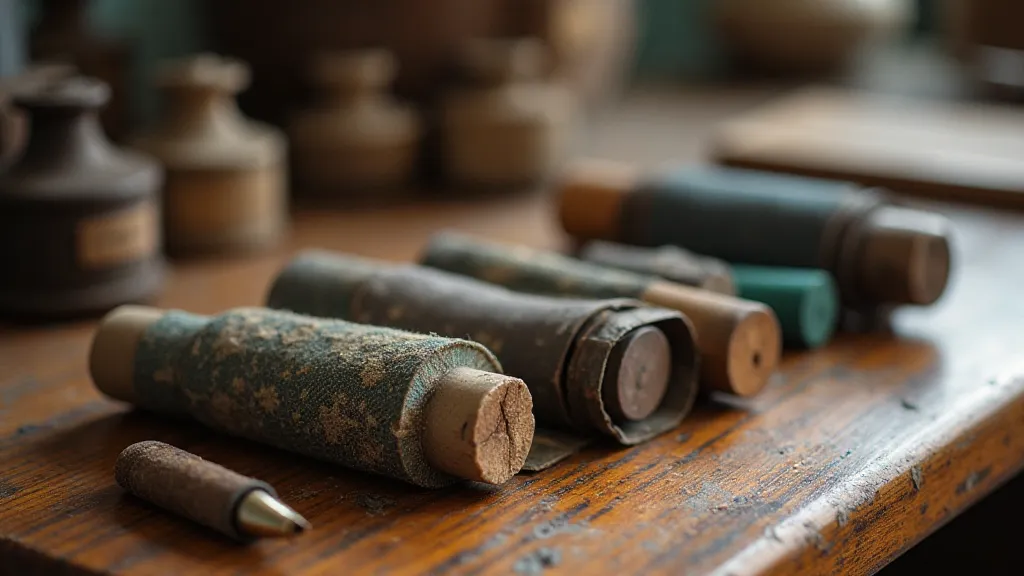 Collection of vintage typewriter ribbons