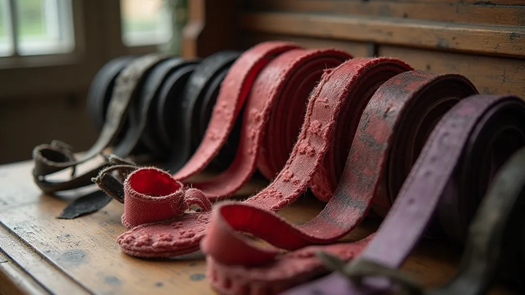 Antique typewriter ribbons from the late 1800s