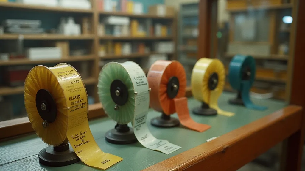 Collection of antique typewriter ribbons