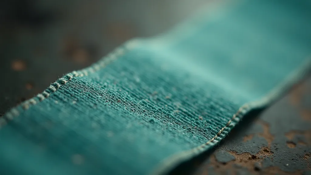 Close-up of an antique typewriter ribbon texture